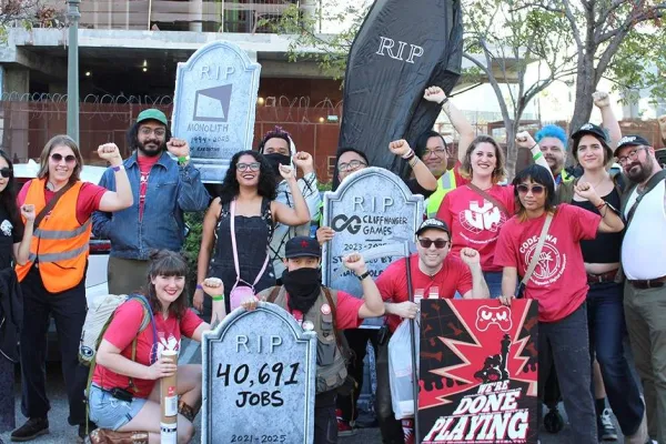 UVW-CWA Hold Vigil at the Game Awards