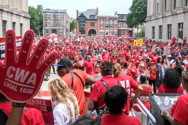 Trenton NJ CWA Healthcare Rally