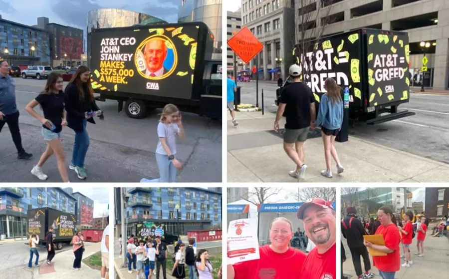 CWAers Crash AT&T March Madness Block Party