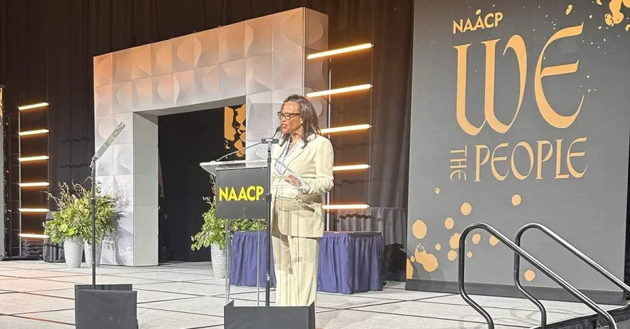 Angie Wells Emceed NAACP Convention