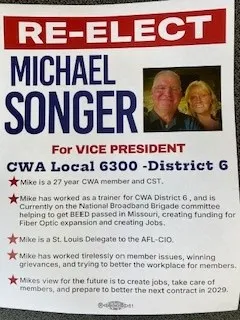 Nominee for Vice President local 6300